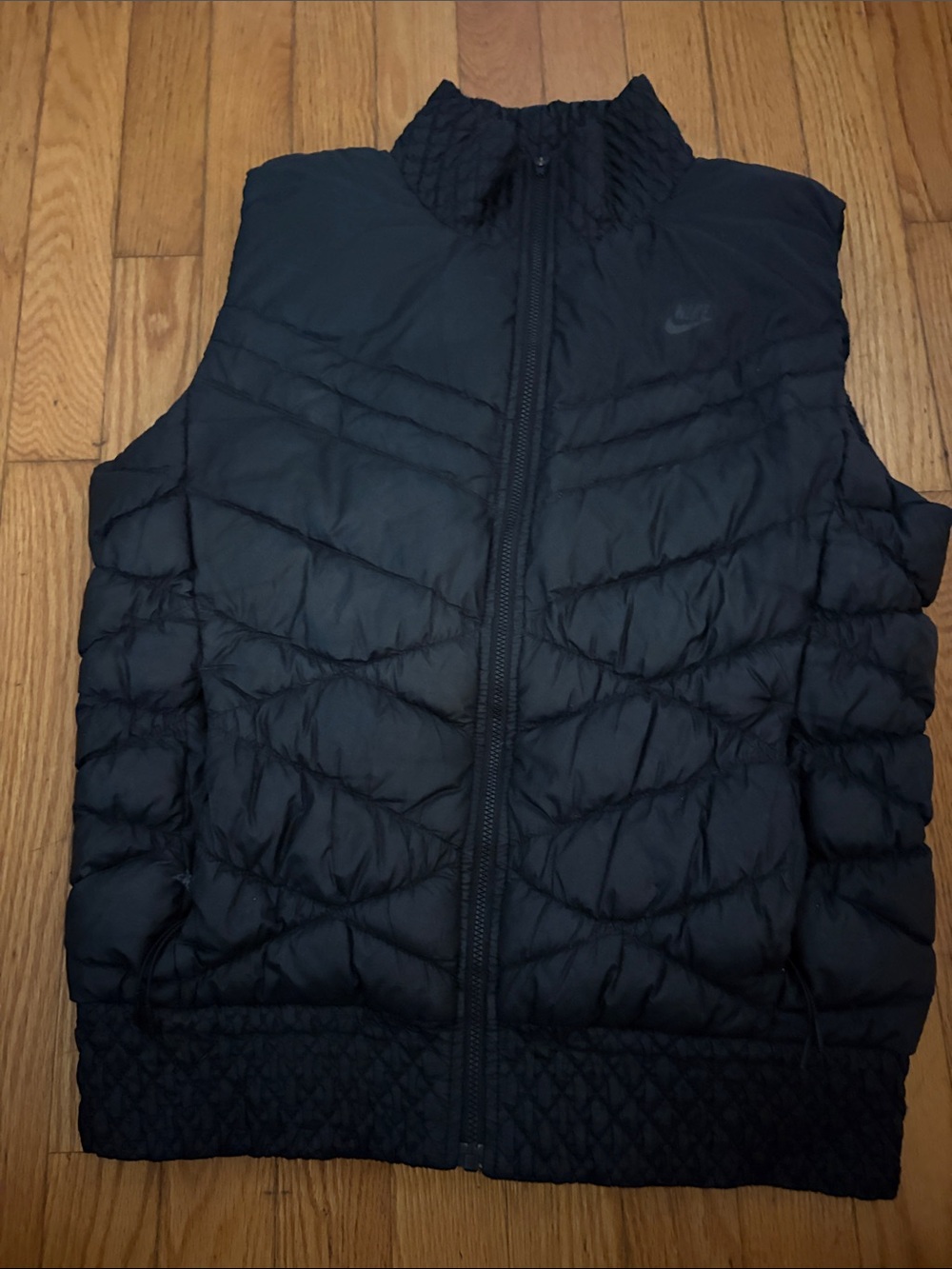 Nike Black Quilted Puffer Vest